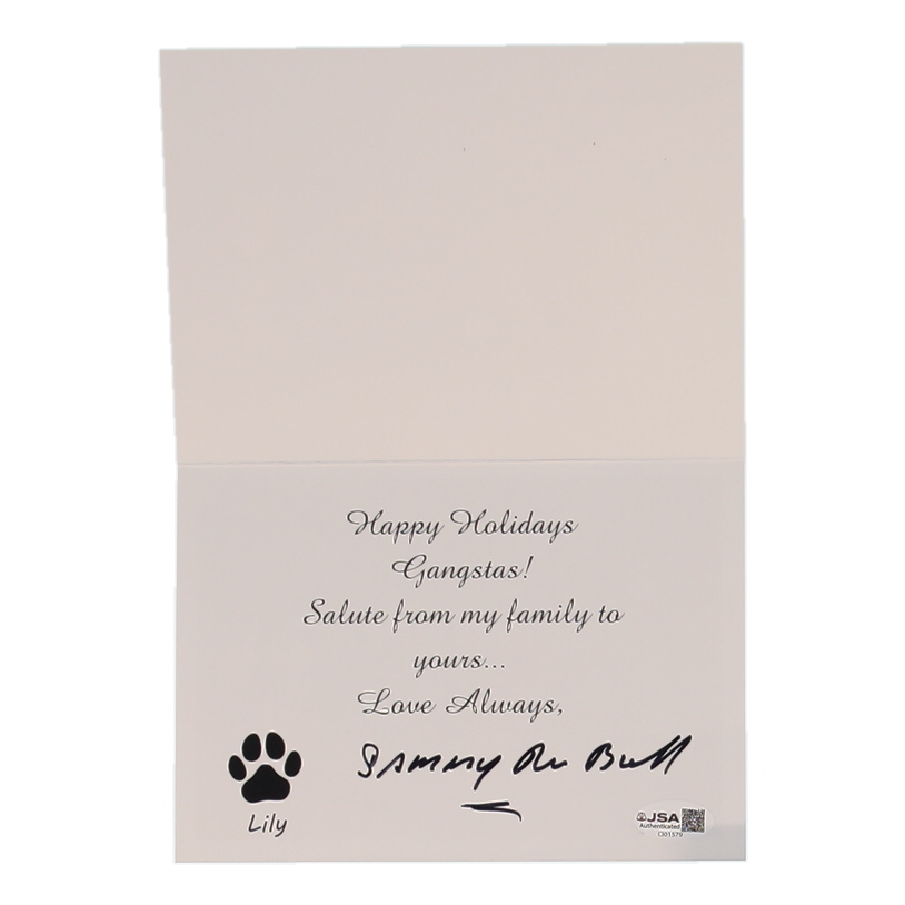 Salvatore "Sammy the Bull" Gravano Signed Postcard (JSA) at PristineAuction.com Salvatore "Sammy the Bull" Gravano Signed Postcard (JSA) at PristineAuction.com