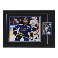 Ryan O'Reilly Signed 12x17 Custom Matted Sports Card Display with Photo (JSA) at PristineAuction.com