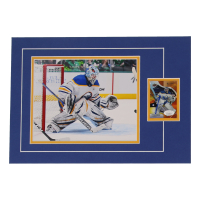 Ukko-Pekka Luukkonen Signed 12x17 Custom Matted Sports Rookie Card Display with Photo (JSA) at PristineAuction.com