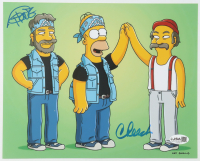 Cheech Marin & Tommy Chong Signed "The Simpsons" 8x10 Print (JSA) at PristineAuction.com