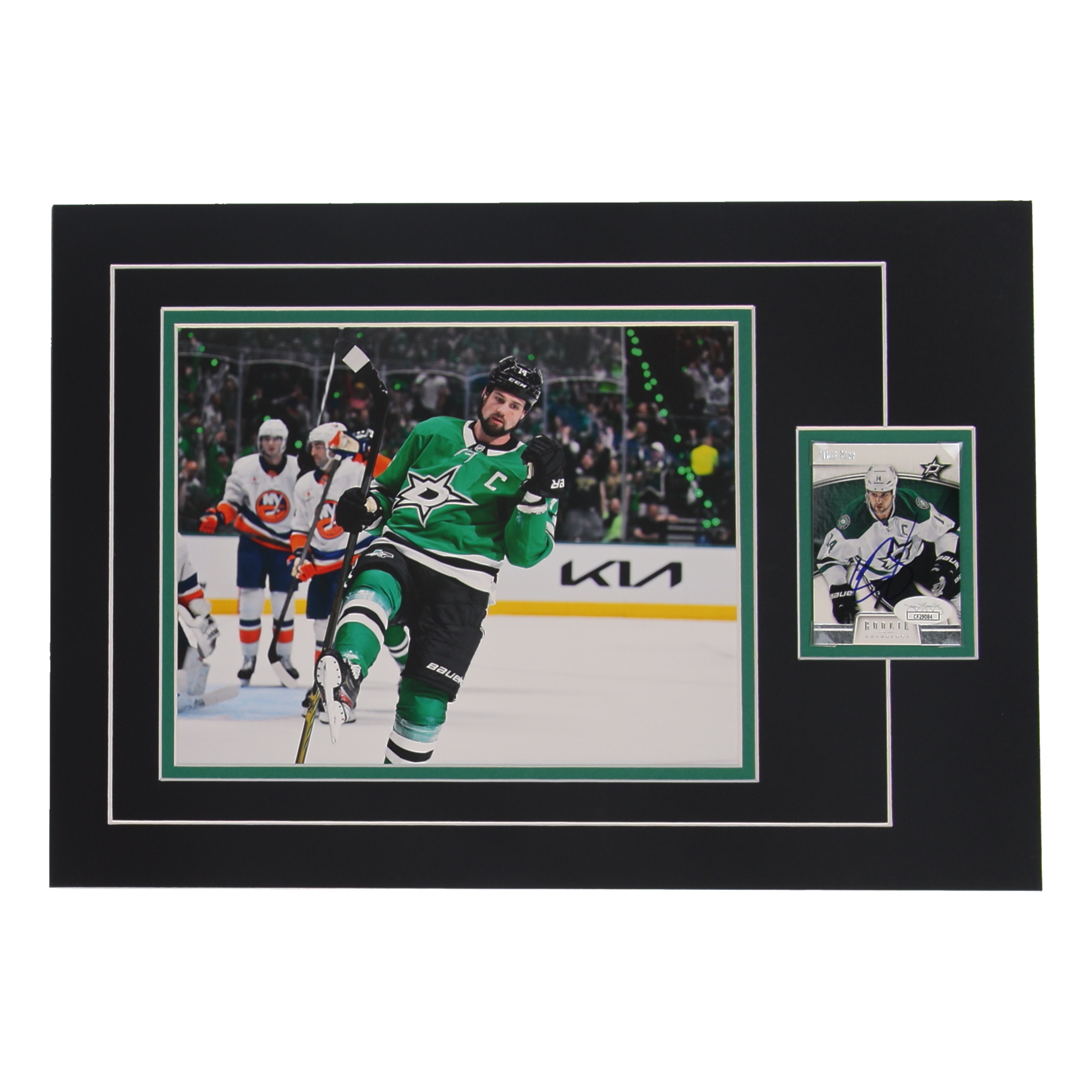 Jamie Benn Signed 12x17 Custom Matted Sports Display with Photo (JSA) at PristineAuction.com Jamie Benn Signed 12x17 Custom Matted Sports Display with Photo (JSA) at PristineAuction.com
