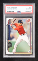 Mookie Betts 2015 Bowman #27 (PSA 10) at PristineAuction.com