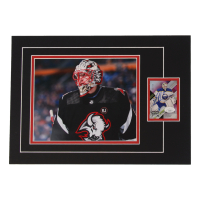 Ukko-Pekka Luukkonen Signed 12x17 Custom Matted Sports Rookie Card #310/749 Display with Photo (JSA) at PristineAuction.com