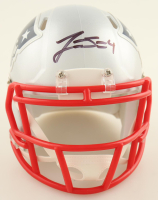 Jarrett Stidham Signed Patriots Speed Mini Helmet (New England Picture) at PristineAuction.com