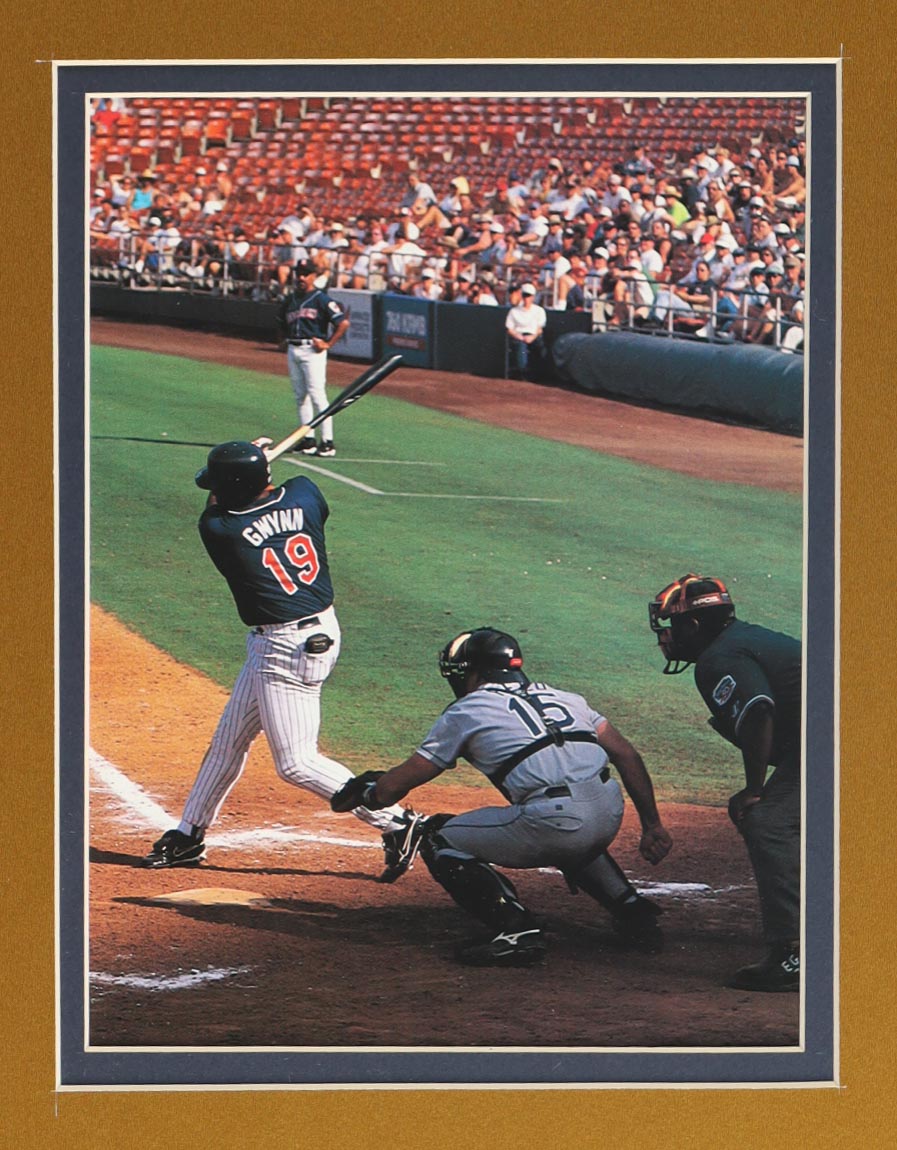 Tony Gwynn Signed Custom Framed Cut Display with Jersey (Beckett) at PristineAuction.com Tony Gwynn Signed Custom Framed Cut Display with Jersey (Beckett) at PristineAuction.com
