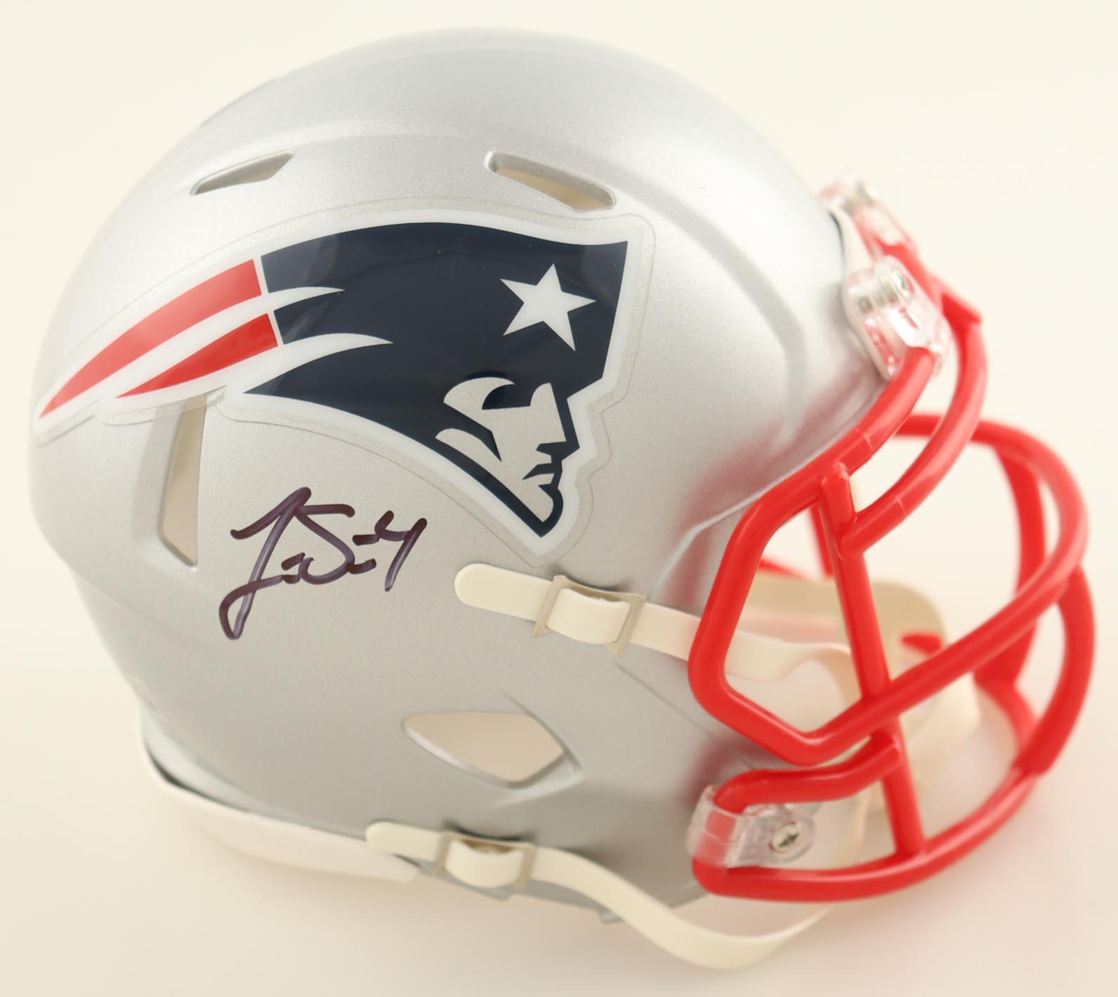 Jarrett Stidham Signed Patriots Speed Mini Helmet (JSA) at PristineAuction.com Jarrett Stidham Signed Patriots Speed Mini Helmet (JSA) at PristineAuction.com