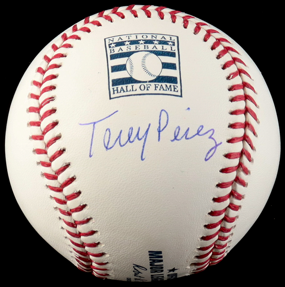 Tony Perez Signed OML Hall of Fame Logo Baseball (JSA) at PristineAuction.com Tony Perez Signed OML Hall of Fame Logo Baseball (JSA) at PristineAuction.com