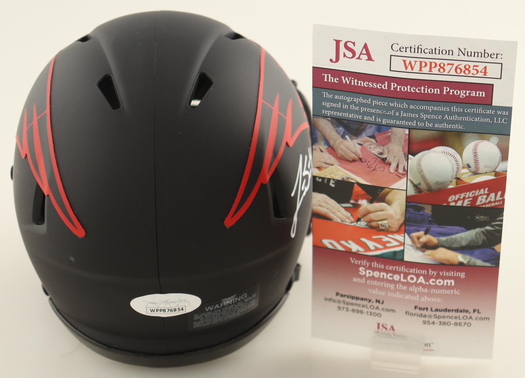 Jarrett Stidham Signed Patriots Eclipse Alternate Speed Mini Helmet (JSA) at PristineAuction.com Jarrett Stidham Signed Patriots Eclipse Alternate Speed Mini Helmet (JSA) at PristineAuction.com