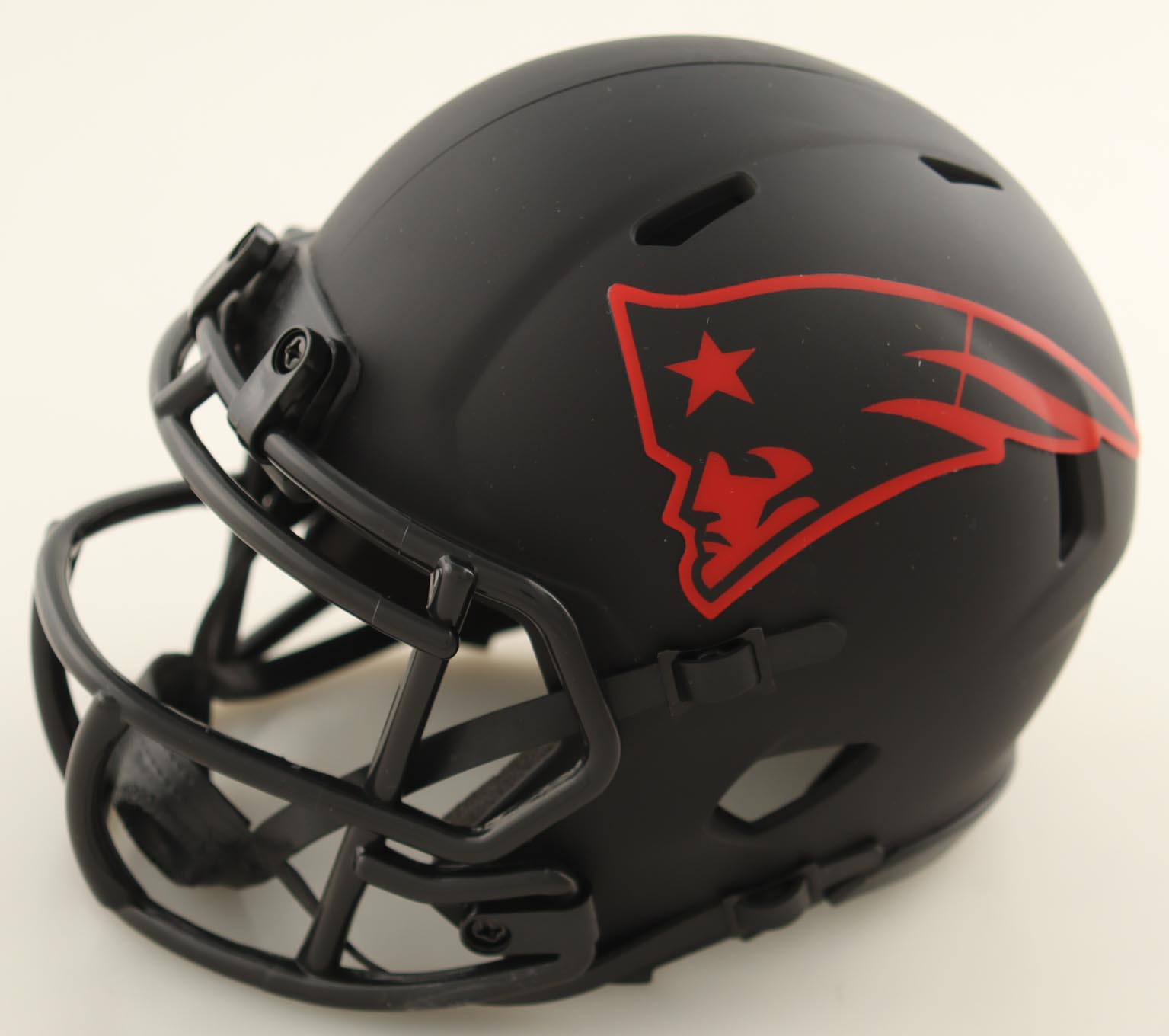 Jarrett Stidham Signed Patriots Eclipse Alternate Speed Mini Helmet (JSA) at PristineAuction.com Jarrett Stidham Signed Patriots Eclipse Alternate Speed Mini Helmet (JSA) at PristineAuction.com