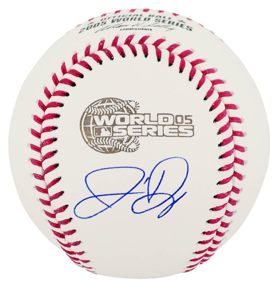 Jermaine Dye Signed 2005 World Series Logo Baseball (Schwartz) at PristineAuction.com Jermaine Dye Signed 2005 World Series Logo Baseball (Schwartz) at PristineAuction.com