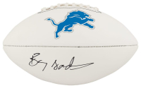 Barry Sanders Signed Lions Logo Football (Schwartz) at PristineAuction.com