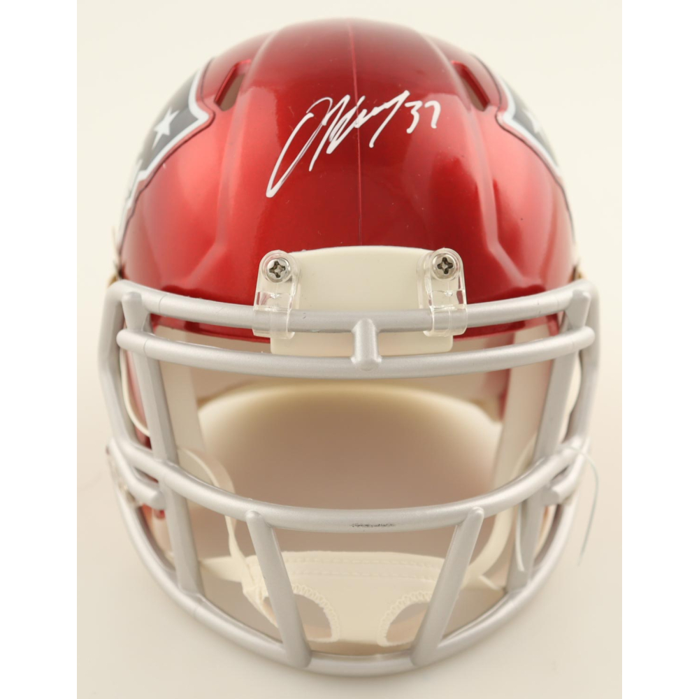 Damien Harris Signed Patriots Flash Alternate Speed Mini Helmet (NEP) at PristineAuction.com
