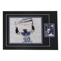 Ryan O'Reilly Signed 12x17 Custom Matted Sports Card Display with Photo (JSA) at PristineAuction.com
