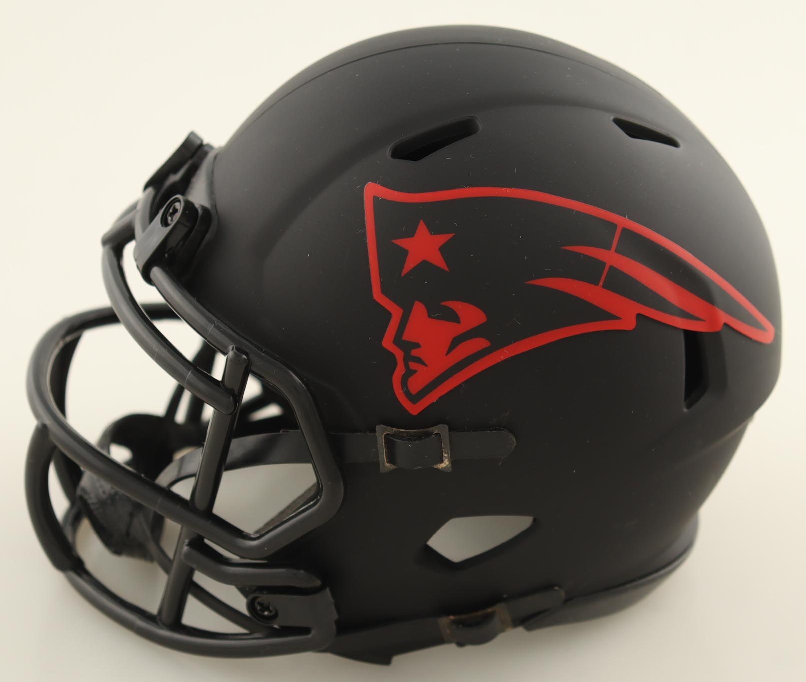 Jarrett Stidham Signed Patriots Eclipse Alternate Speed Mini Helmet (JSA) at PristineAuction.com Jarrett Stidham Signed Patriots Eclipse Alternate Speed Mini Helmet (JSA) at PristineAuction.com