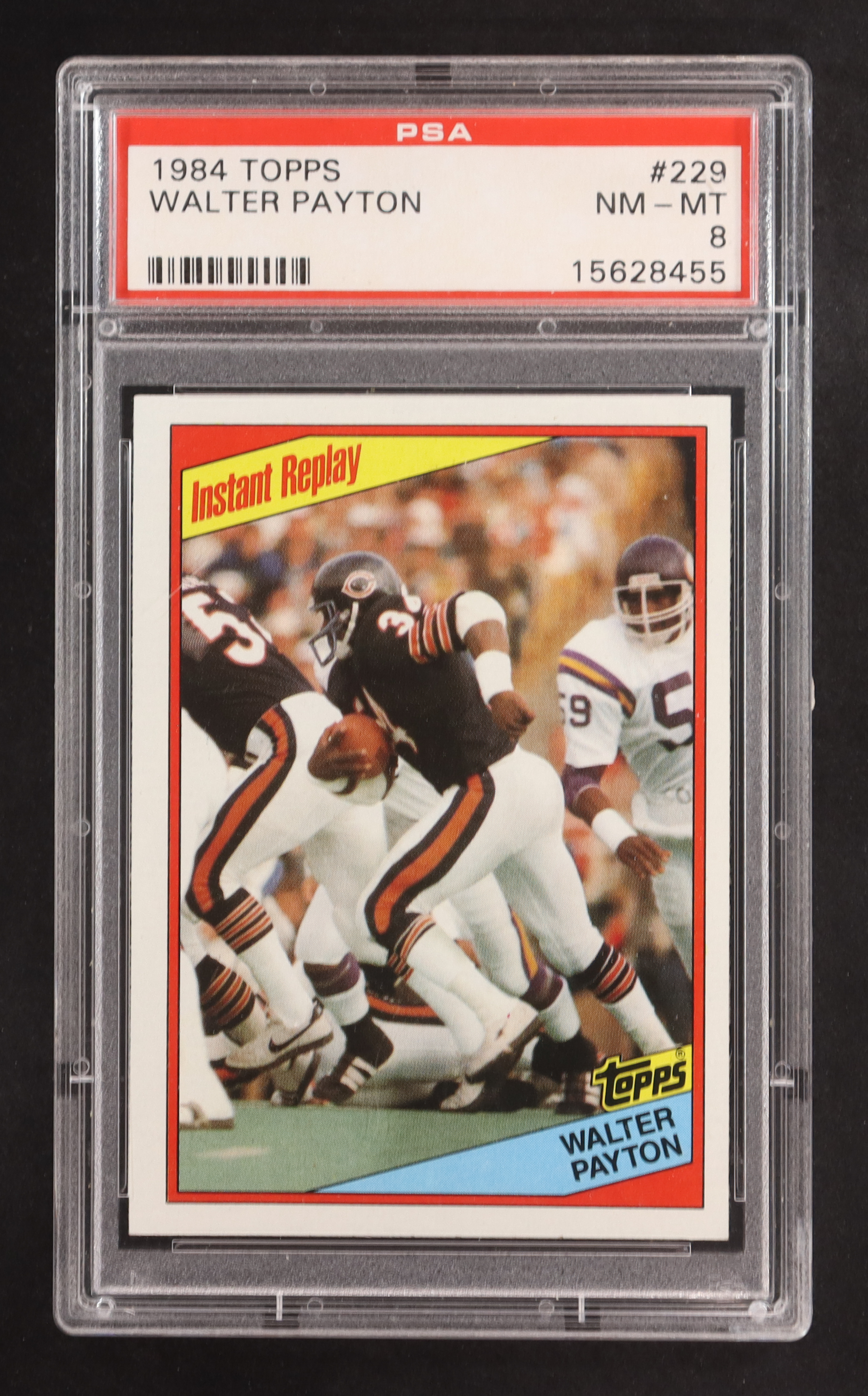 Walter Payton 1984 Topps #229 (PSA 8) at PristineAuction.com Walter Payton 1984 Topps #229 (PSA 8) at PristineAuction.com