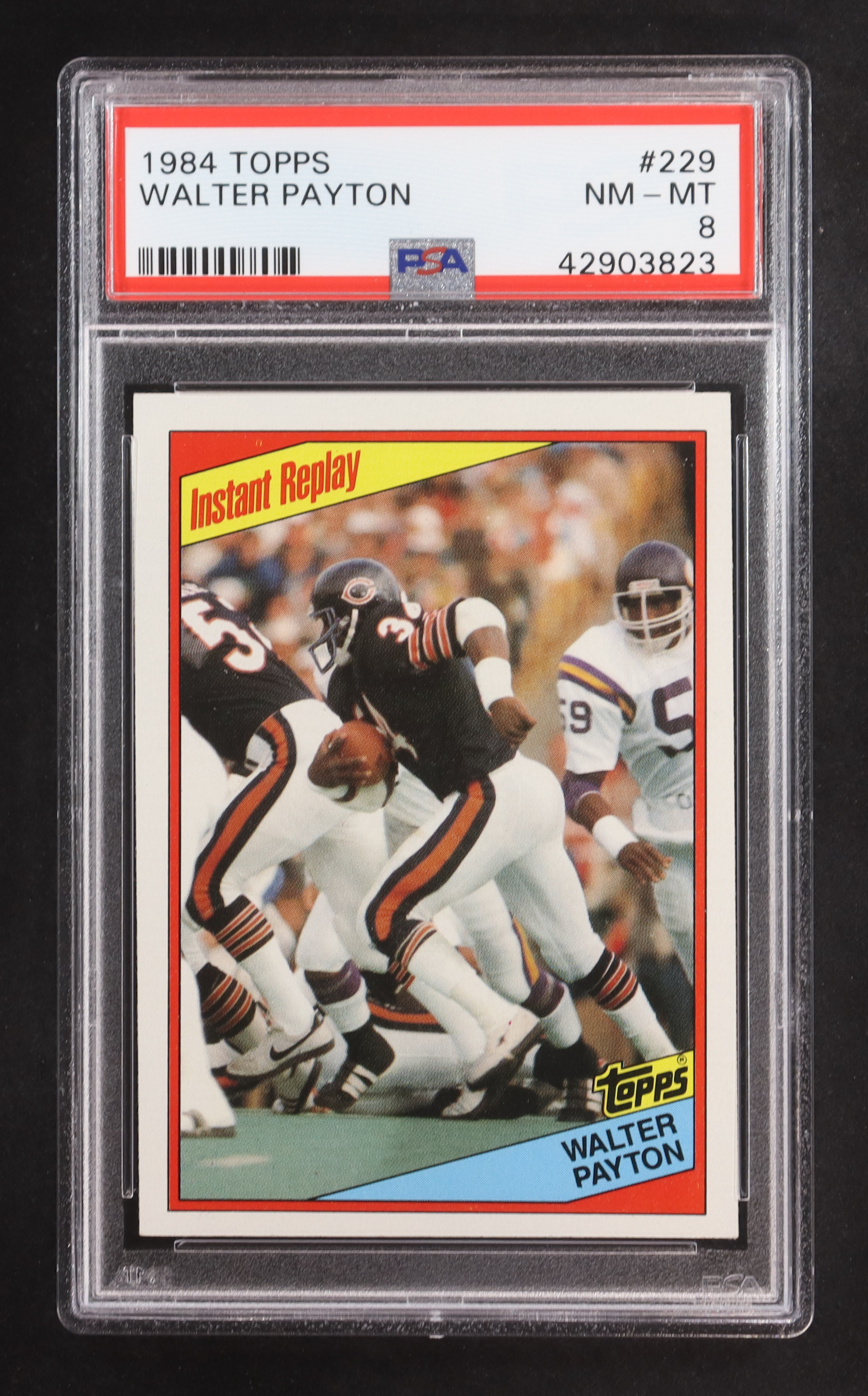 Walter Payton 1984 Topps #229 (PSA 8) at PristineAuction.com Walter Payton 1984 Topps #229 (PSA 8) at PristineAuction.com