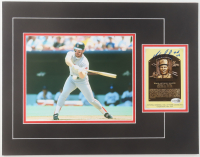 Wade Boggs Signed Red Sox Sports Card Custom Lithograph Display with Photo Inscribed "HOF 05" (JSA) at PristineAuction.com