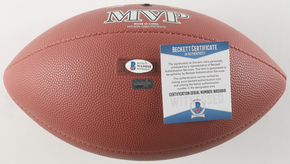 Chase Winovich Signed NFL Football (Beckett & New England Picture) at PristineAuction.com Chase Winovich Signed NFL Football (Beckett & New England Picture) at PristineAuction.com