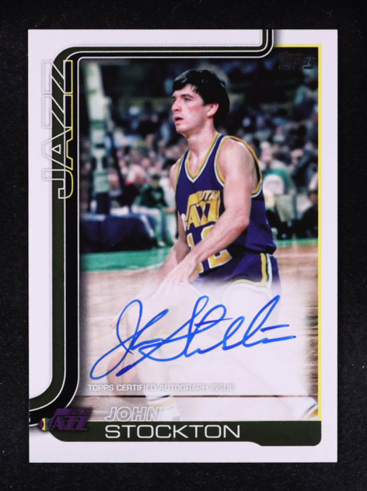 John Stockton 2025-26 Topps Flagship Real One Autographs #TFRAJS