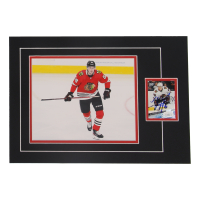 MacKenzie Entwistle Signed 12x17 Custom Matted Sports Card RC Display with Photo (JSA) at PristineAuction.com