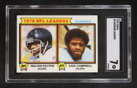 Walter Payton / Earl Campbell 1979 Topps Rushing Leaders #3 (SGC 7) at PristineAuction.com