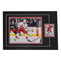 Jordan Staal Signed 12x17 Custom Matted Sports Card Display with Photo (JSA) at PristineAuction.com