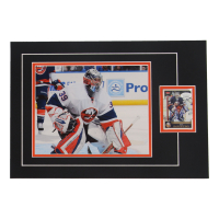 Rick Dipietro Signed 12x17 Custom Matted Sports Card Display with Photo (JSA) at PristineAuction.com