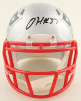Damien Harris Signed Patriots Speed Mini Helmet (New England Picture) at PristineAuction.com