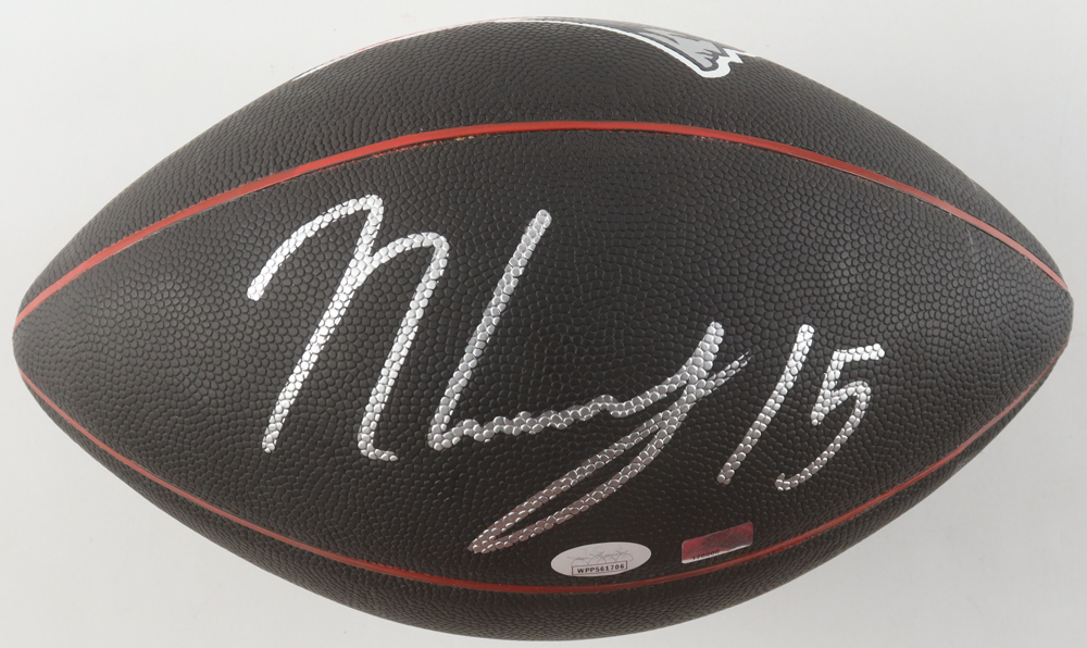 N'Keal Harry Signed Patriots Logo Football (JSA & New England Picture) at PristineAuction.com N'Keal Harry Signed Patriots Logo Football (JSA & New England Picture) at PristineAuction.com