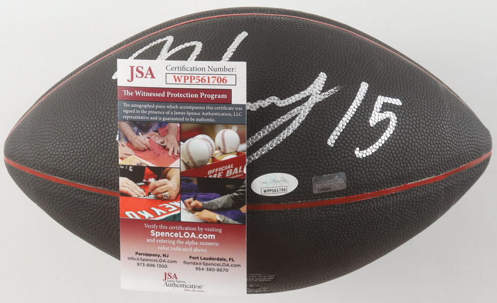 N'Keal Harry Signed Patriots Logo Football (JSA & New England Picture) at PristineAuction.com N'Keal Harry Signed Patriots Logo Football (JSA & New England Picture) at PristineAuction.com