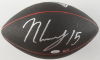 N'Keal Harry Signed Patriots Logo Football (JSA & New England Picture) at PristineAuction.com