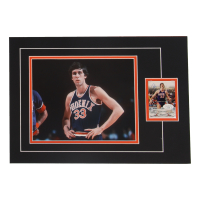 Alvan Adams Signed 12x17 Custom Matted Sports Card Display with Photo (JSA) at PristineAuction.com
