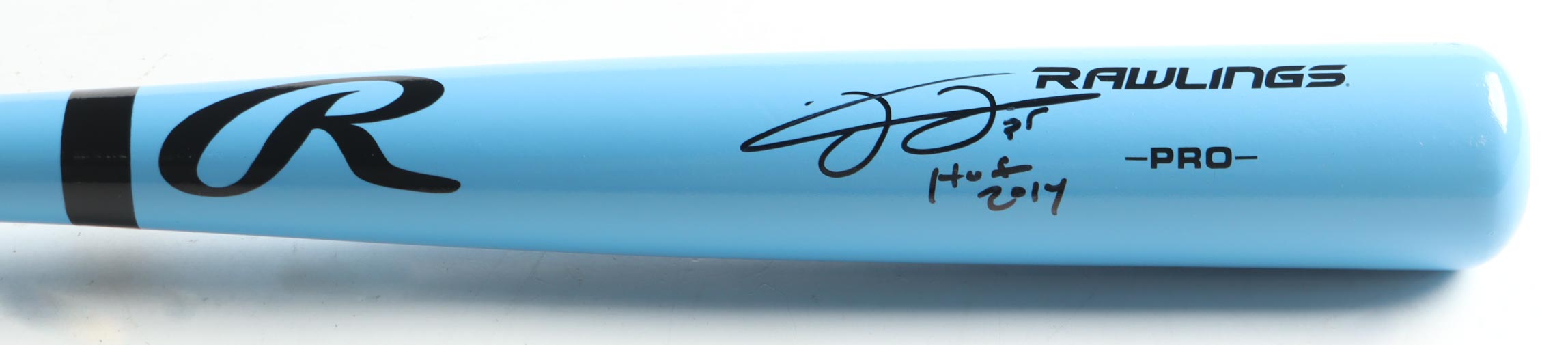 Frank Thomas Signed Rawlings Pro Baseball Bat Inscribed "HOF 2014" (JSA) at PristineAuction.com Frank Thomas Signed Rawlings Pro Baseball Bat Inscribed "HOF 2014" (JSA) at PristineAuction.com