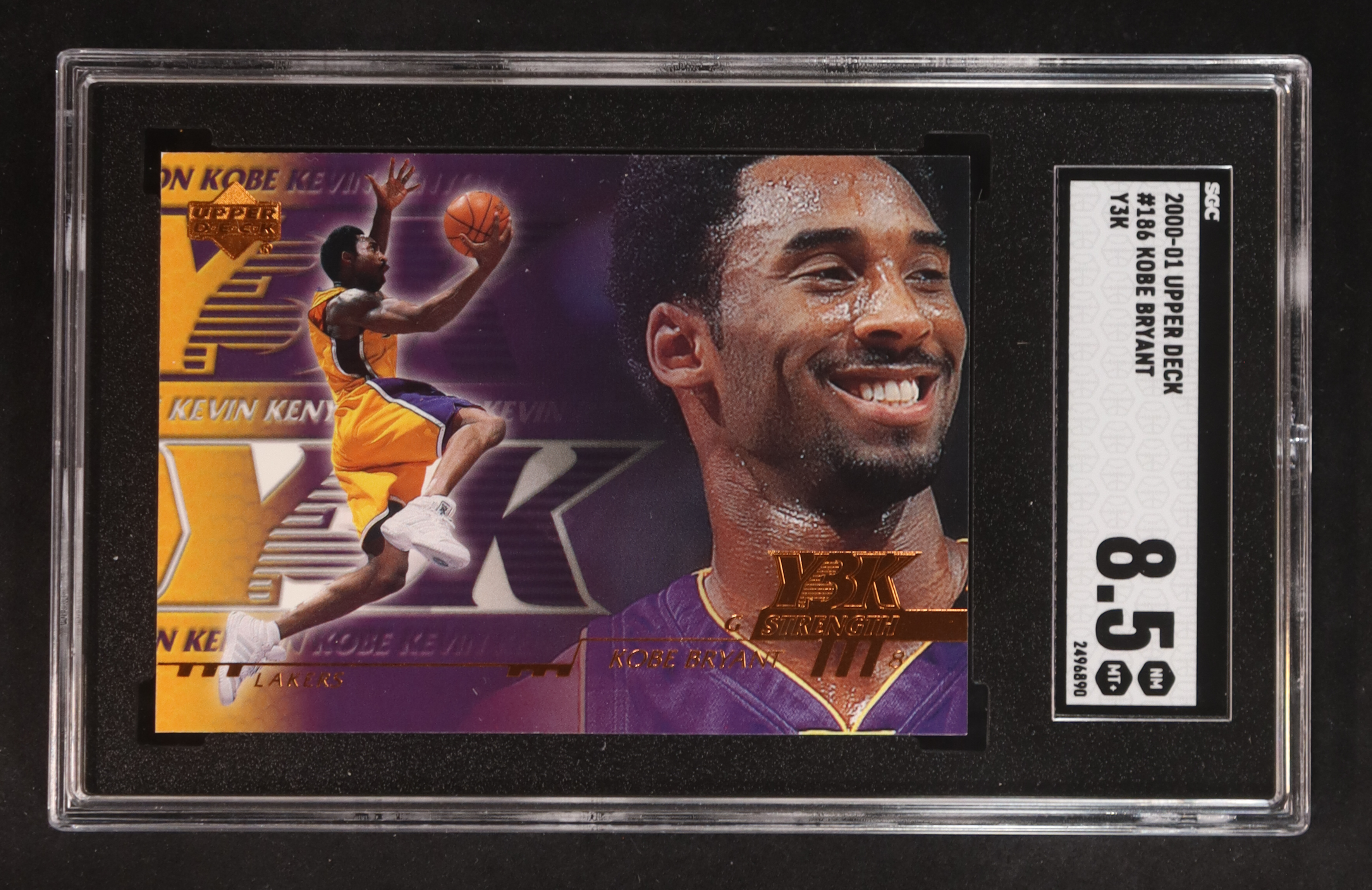 Kobe Bryant 2000-01 Upper Deck Y3K #186 (SGC 8.5) at PristineAuction.com Kobe Bryant 2000-01 Upper Deck Y3K #186 (SGC 8.5) at PristineAuction.com