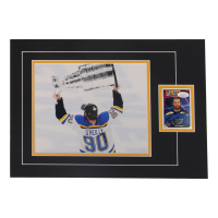 Ryan O'Reilly Signed 12x17 Custom Matted Sports Card Display with Photo (JSA) at PristineAuction.com