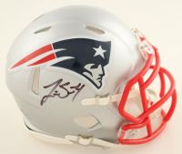 Jarrett Stidham Signed Patriots Speed Mini Helmet (NEP) at PristineAuction.com