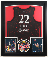 Caitlin Clark Signed Custom Framed Jersey Display with Photos (JSA) at PristineAuction.com