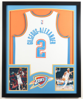 Shai Gilgeous-Alexander Signed Custom Framed Jersey Display with Photos (PSA) at PristineAuction.com
