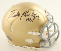 Rudy Ruettiger Signed Notre Dame Fighting Irish Speed Mini Helmet (JSA) at PristineAuction.com