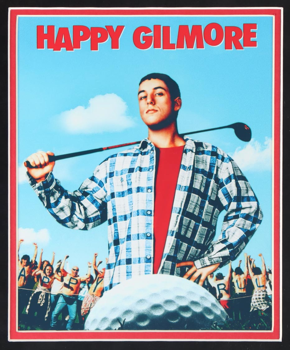 Adam Sandler Signed Custom Framed Tour Championship Gold Jacket Display with Photos (PSA) at PristineAuction.com Adam Sandler Signed Custom Framed Tour Championship Gold Jacket Display with Photos (PSA) at PristineAuction.com