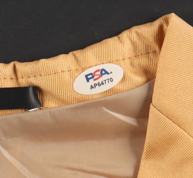 Adam Sandler Signed Custom Framed Tour Championship Gold Jacket Display with Photos (PSA) at PristineAuction.com Adam Sandler Signed Custom Framed Tour Championship Gold Jacket Display with Photos (PSA) at PristineAuction.com