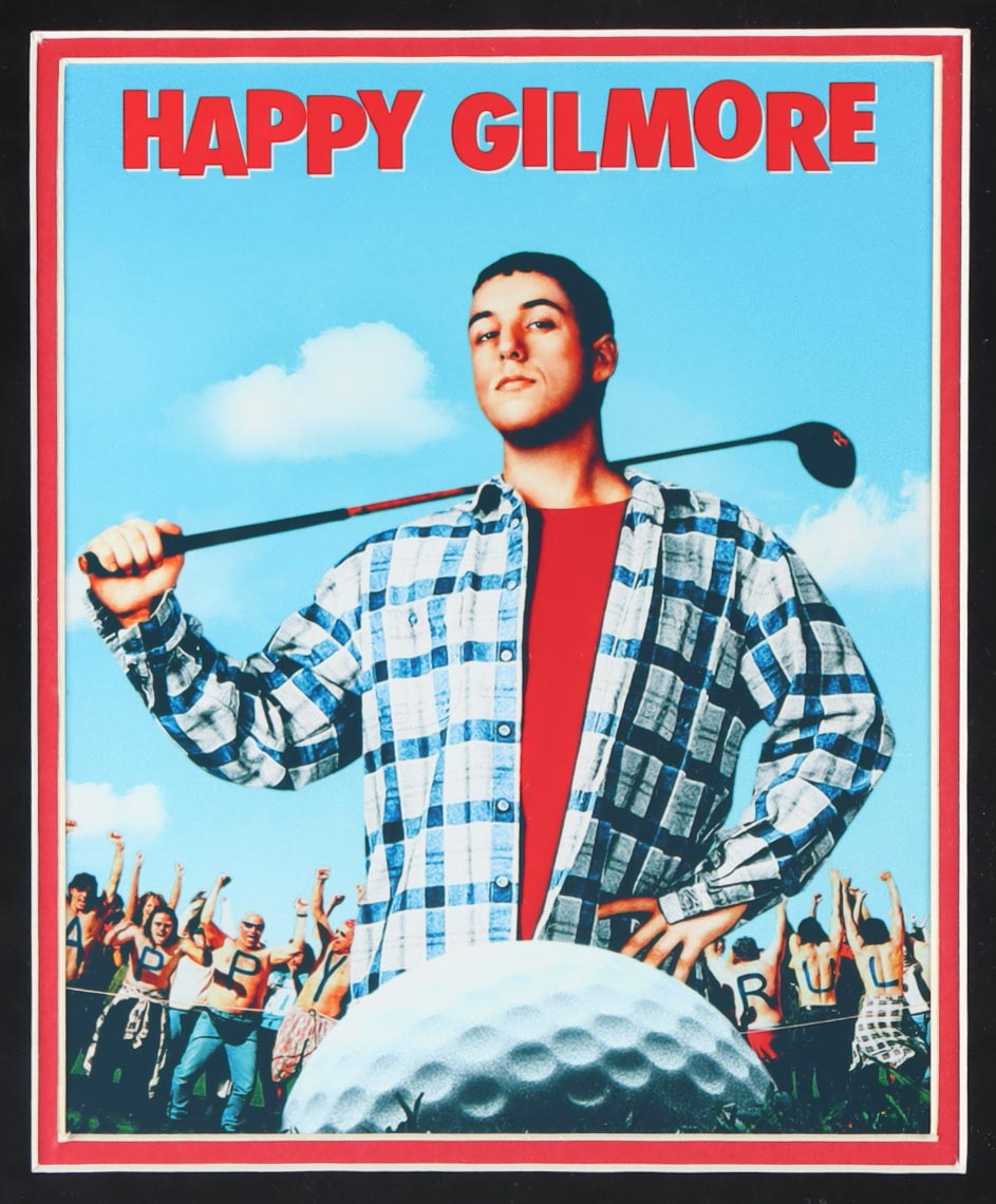 Adam Sandler Signed Custom Framed Tour Championship Gold Jacket Display with Photos (PSA) at PristineAuction.com Adam Sandler Signed Custom Framed Tour Championship Gold Jacket Display with Photos (PSA) at PristineAuction.com