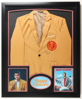 Adam Sandler Signed Custom Framed Tour Championship Gold Jacket Display with Photos (PSA) at PristineAuction.com