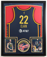 Caitlin Clark Signed Custom Framed Jersey Display with Photos (JSA) at PristineAuction.com