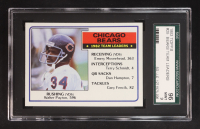 Walter Payton 1983 Topps Bears Team Leaders #28 (SGC 9) at PristineAuction.com