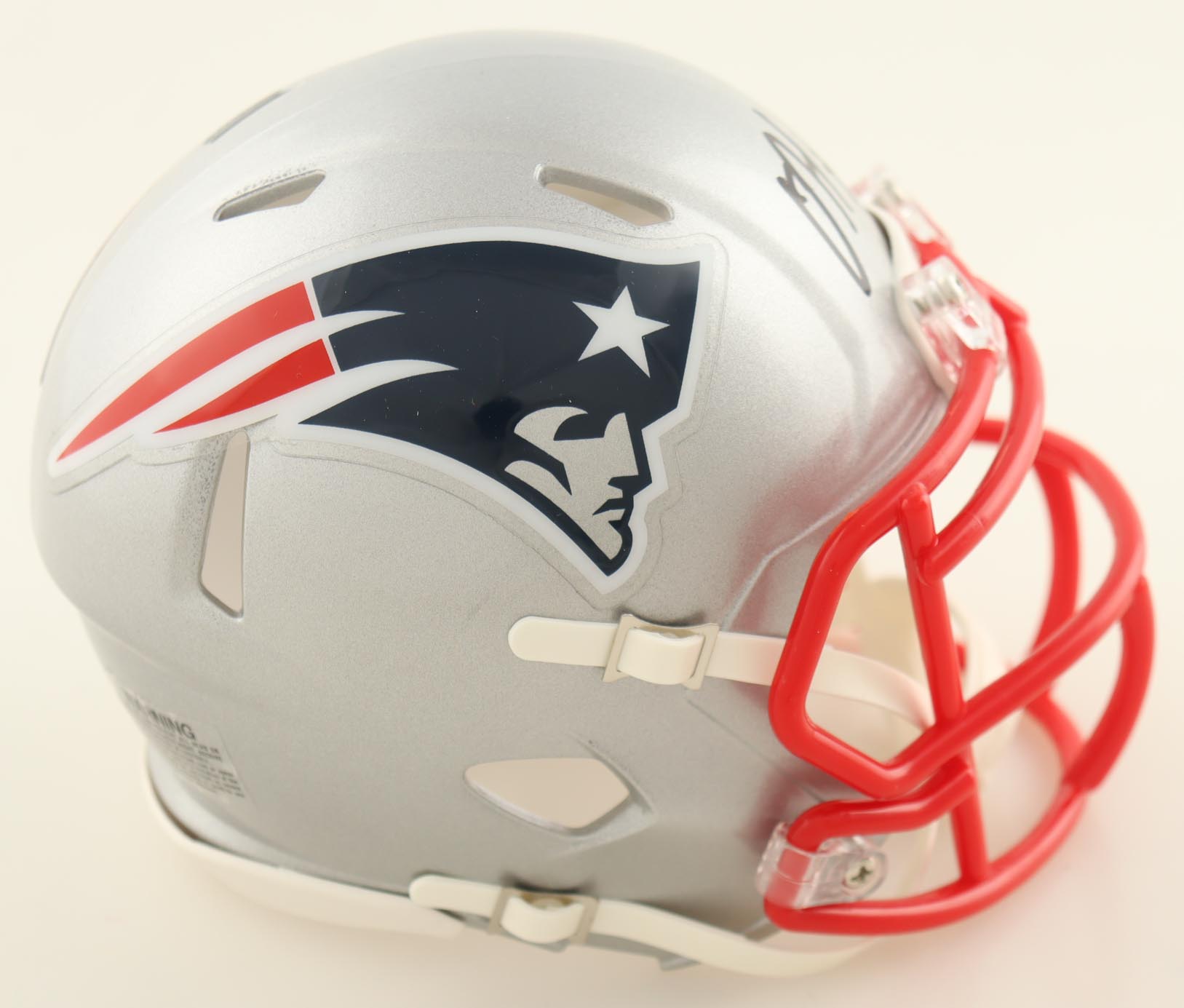 Damien Harris Signed Patriots Speed Mini Helmet (New England Picture) at PristineAuction.com Damien Harris Signed Patriots Speed Mini Helmet (New England Picture) at PristineAuction.com