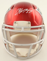 Damien Harris Signed Patriots Flash Alternate Speed Mini Helmet (NEP) at PristineAuction.com