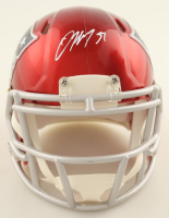 Damien Harris Signed Patriots Flash Alternate Speed Mini Helmet (NEP) at PristineAuction.com