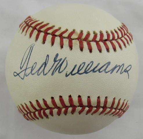 Ted Williams Signed OAL Baseball (JSA) at PristineAuction.com Ted Williams Signed OAL Baseball (JSA) at PristineAuction.com