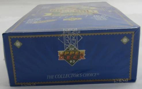 1993 Upper Deck Series Two Baseball Wax Box - Derek Jeter RC! at PristineAuction.com 1993 Upper Deck Series Two Baseball Wax Box - Derek Jeter RC! at PristineAuction.com